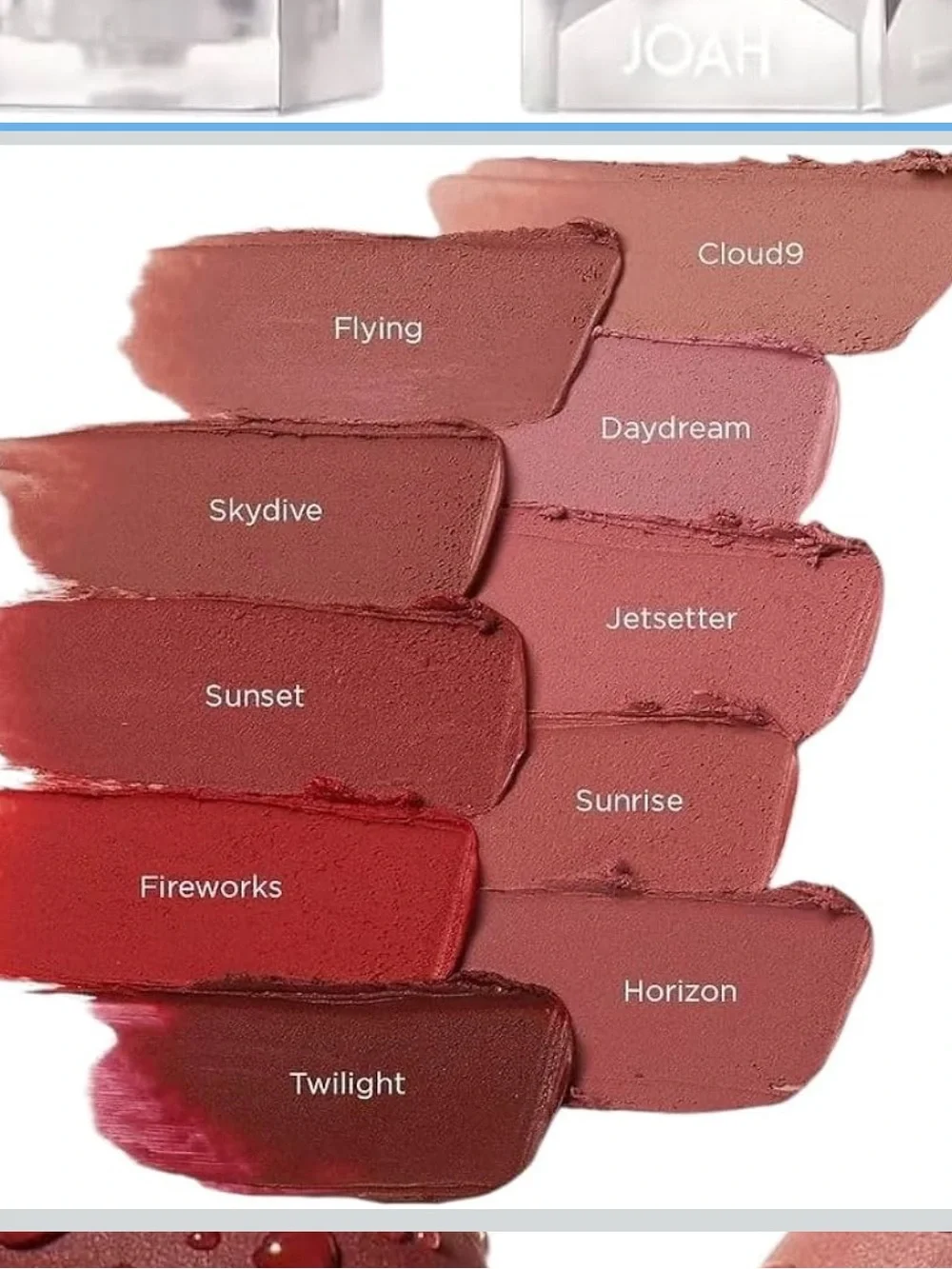 $ Sale Joah Light shade Sunset Mauve Lipstick matte vegan